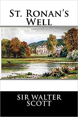 St Ronan’s Well by Sir Walter Scott